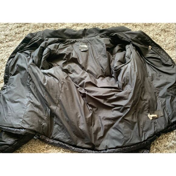 THE NORTH FACE Aconcagua black PUFFER 550 DOWN COAT JACKET sz L - Picture 6 of 9